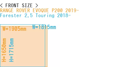 #RANGE ROVER EVOQUE P200 2019- + Forester 2.5 Touring 2018-